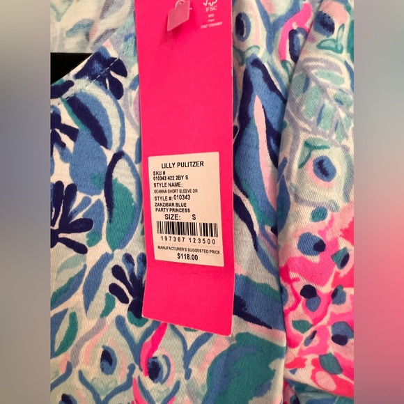 Lilly Pulitzer, Gianna, short sleeve dress. Sz. S - Picture 4 of 6